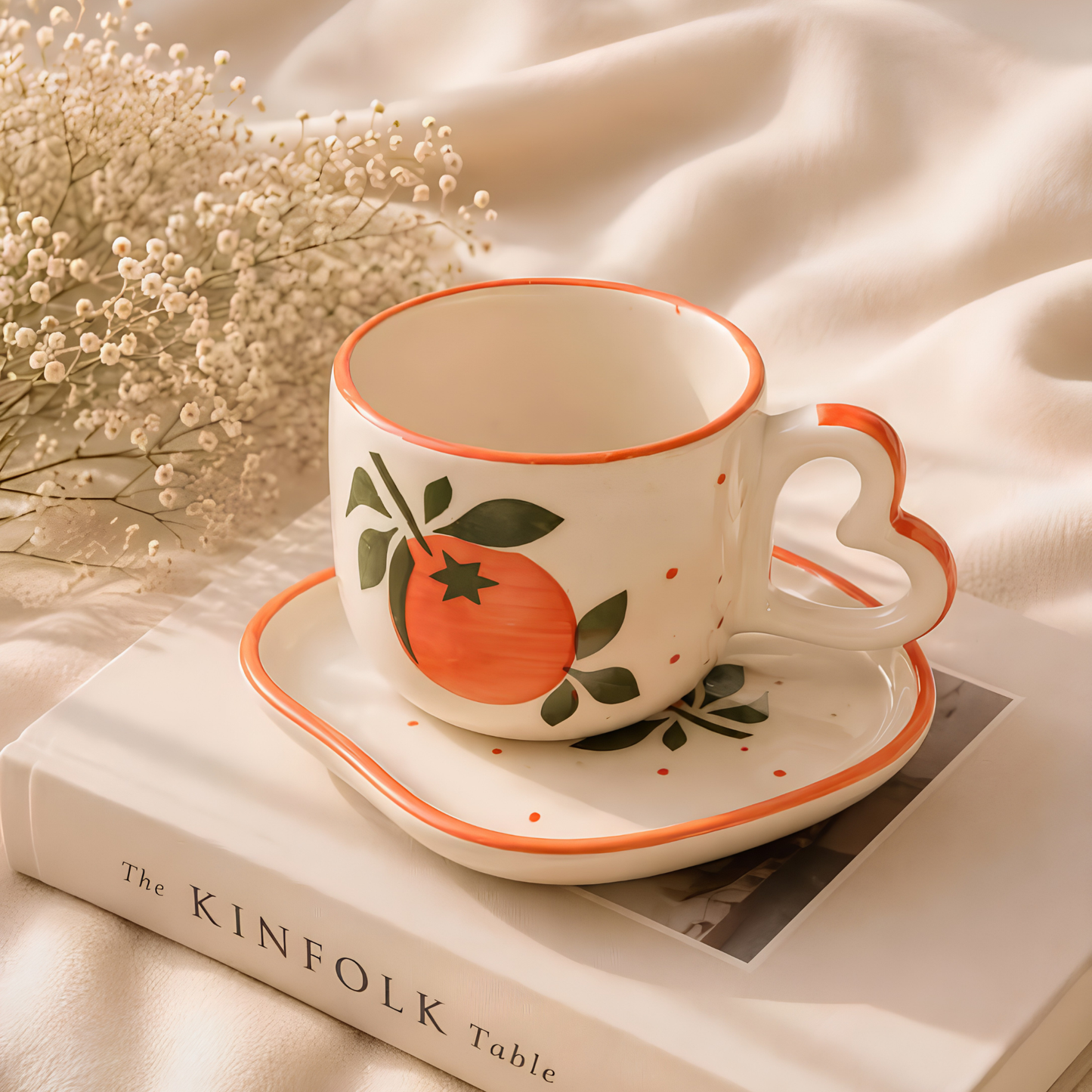 Orange Blossom Cup & Saucer