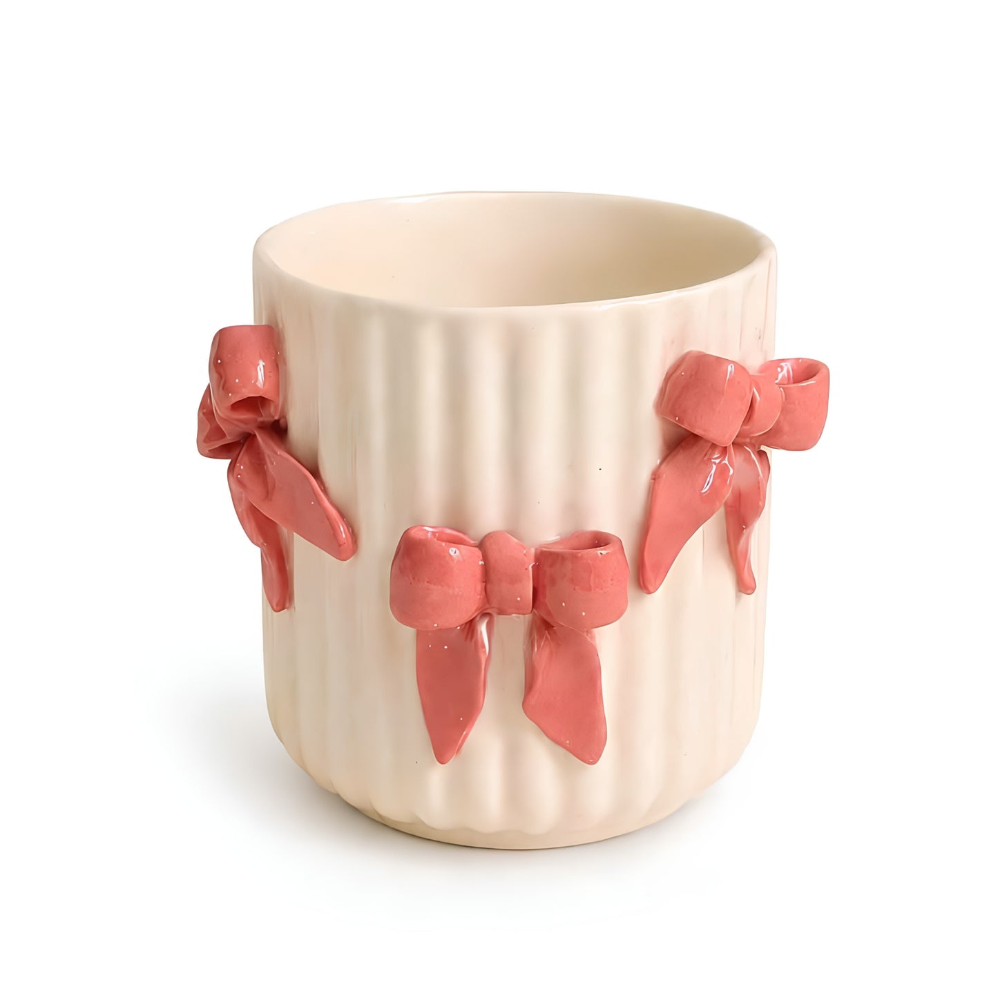 Pink Bow Glass